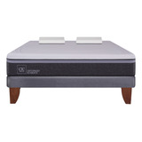 Cama Europea 2 Plazas Cic Ortopedic Advance + Almohadas