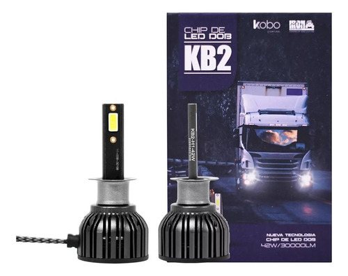 Kit Cree Led 60.000lm Chip Led Dob 42w 12v Auto 24v Camion 