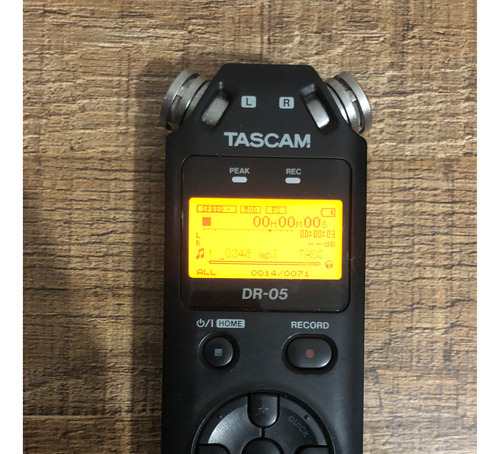 Gravador Tascam Dr-05 X Preto