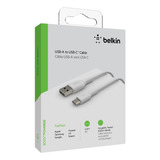 Cable De Usb - A To Usb - C  1m  Belkin Blanco