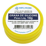 Kit 2 Graxa De Silicone Implastec 10g Dissipador De Calor