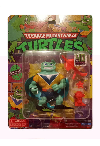 Figura De Acción Tortugas Ninja Ray Fillet Tmnt