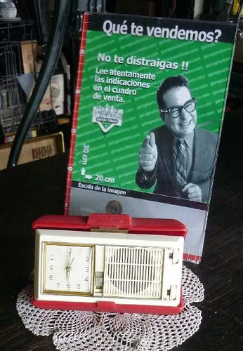 Radio Reloj Startone Japón 1960 A Reparar Coleccion (2547)