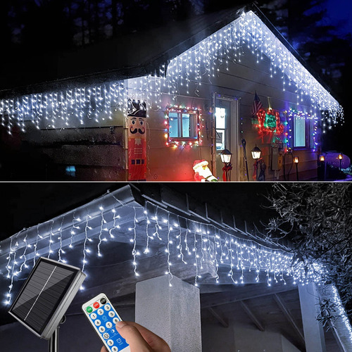 Homeleo Luces De Navidad Para Exteriores, Luces Solares De C