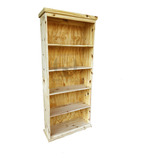 Biblioteca 60 Cm Pino Macizo Organizador Estantes Madera