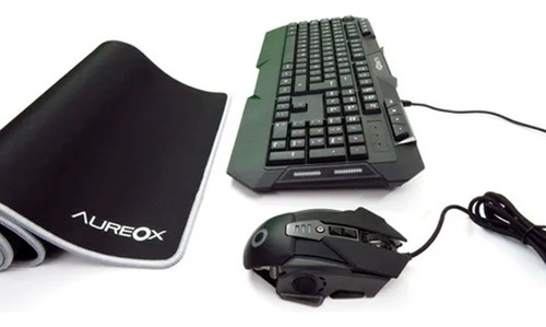 Kit Gamer Mouse Rgb + Teclado Rgb + Mousepad Aureox Pcreg