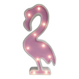 Flamenco Con Luces Led Luminoso Candybar Babyshower Velador