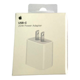 Cargador Apple Cubo Original 20w iPhone 12 13 Carga Rápida