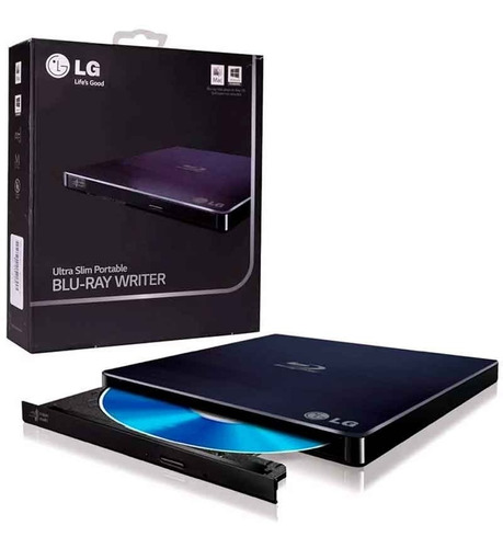 Blu-ray Writer LG Ultra Slim Portable Bp50nb40 Oferta!!!