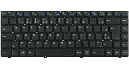 Teclado Para Notebook Itautec Infoway W7730 - Preto - Portugues Br