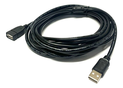 Cabo Extensor Usb 2.0 5 Metros Com Filtro 5m Extensão 1 Mach