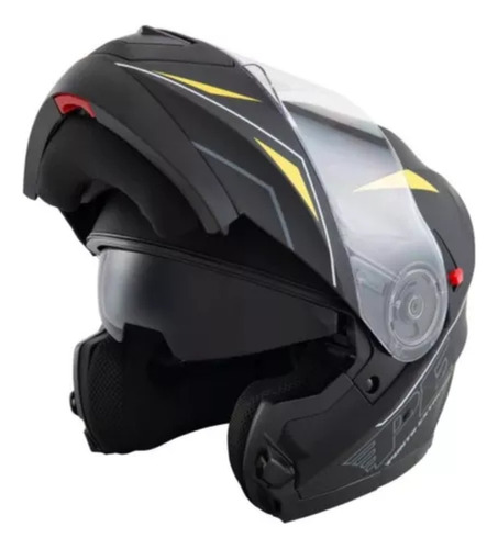 Casco Moto Punto Extremo Rebatible Doble Visor Xr 650 Gaona