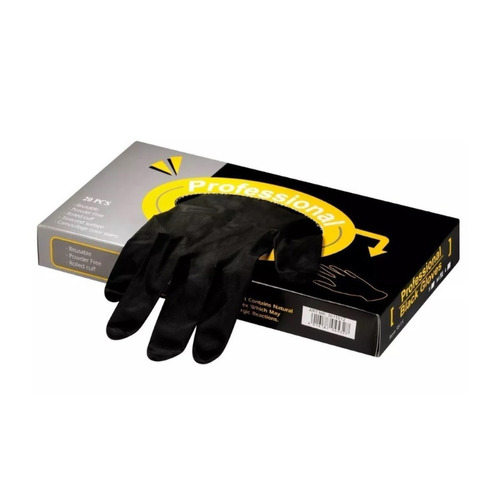 Guantes De Latex Negros X20 Unidades Calidad Superior