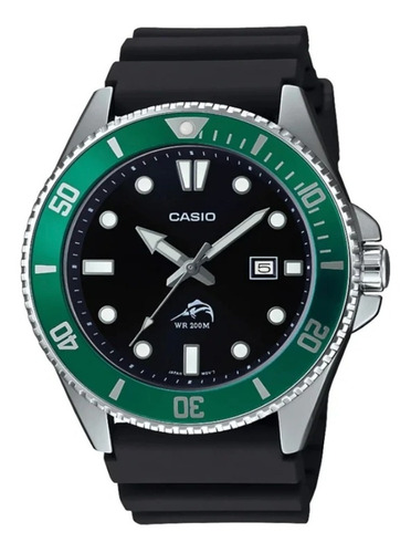 Reloj Casio Duro Mdv-106b-1a3v, Marlin Buceo Bisel Giratorio