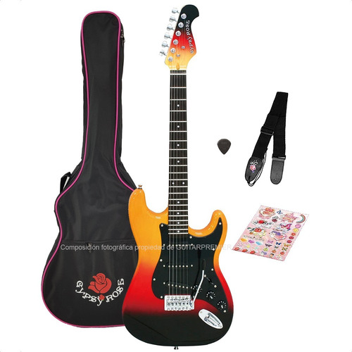 Guitarra Electrica Rock 3 Mics Palanca + Envio