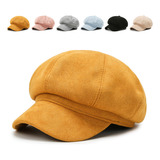 -gorros Merino Fashion Newsboy Para Mujer, Boina Con Visera