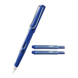 Pluma Lamy Safari Blue (azul) Original Aleman Tn