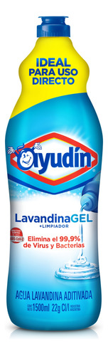 Lavandina En Gel Ayudín Original Uso Directo 1500 Ml