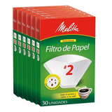 Filtros Melitta Tamaño 2 (6 Cajitas De 30 Filtros)