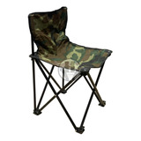 Silla Plegable Camuflada Woodland Liviana Caza Respaldo Pesc