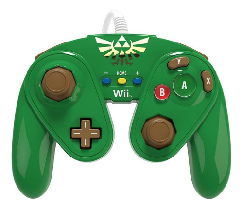 Controle Nintendo Wii U Wired Fight Pad Link Zelda