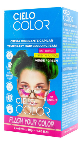 Otowil Cielo Color Tintura Crema Fantasía Vegana Sobre 50gr