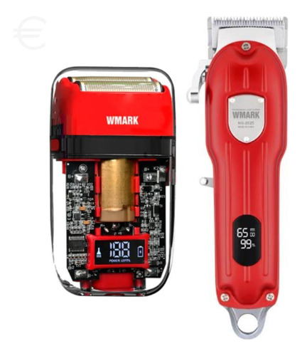 Máquina De Cortar Cabelo Wmark Ng-2025 E Shaver Ng-988