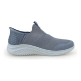 Tênis Skechers Ultra Flex 3.0 Smooth Step - Slip-ins Cinza