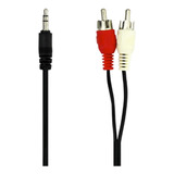 Cable De Audio 2x1 Plug 3,5 A 2 Rca 1.5mts  --generico--