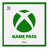 Código 25 Dígitos - Xbox Game Pass Core 12 Meses