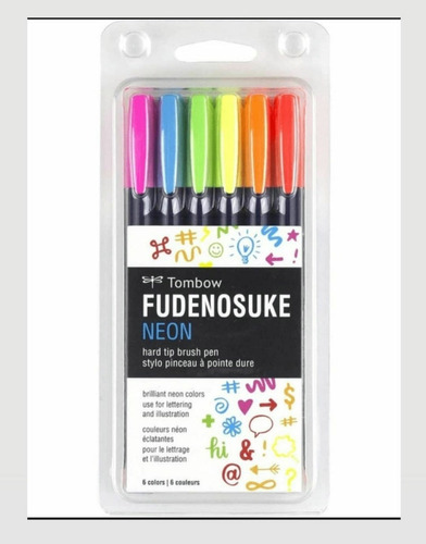 Plumones Tombow Fudenosuke Para Lettering Pequeño Caligrafía