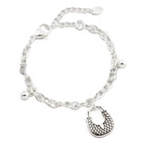 Pulsera Acero Blanco Dije Cartera Cardinal Lista Para Regalo