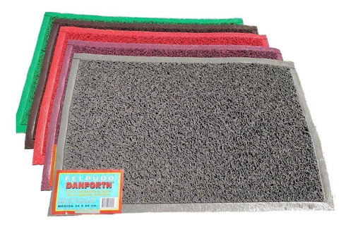 Felpudo Alfombra Tapete Pvc 90x60 Sanitizante Sin Base