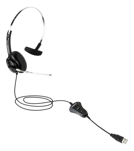 Fone Para Telemarketing Intelbras Headset Ths 40 Usb4010043