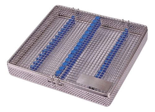 Caja Metálica Cassette Para 15 Instrumentos Medisporex