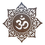 Quadro Mandala Om Proteção Harmonia Yoga Zen 15cm Om Shanti