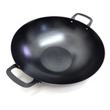 Wok Disco De Ferro Fundo Profissional Tramontina Grande 40cm