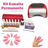 Kit Esmaltado Permanente. Lampara  Uv De 48w. 