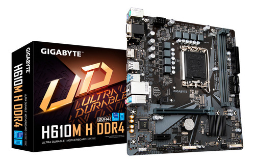 Placa Mãe Gigabyte Intel Lga 1700 H610m 2xddr4 Matx