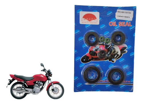 Juego Retenes De Valvula Motor Honda Cg125 Titan 7 Piezas