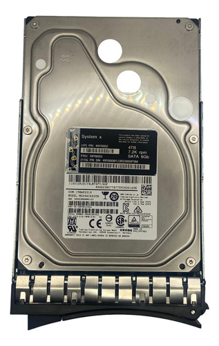 Hd Lenovo 4tb Sata 3.5 6gb 49y6003 49y6002 49y6006 (com Gaveta) @