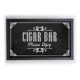 Quadro Para Anilhas De Charutos Cigar Bar - Colecionador