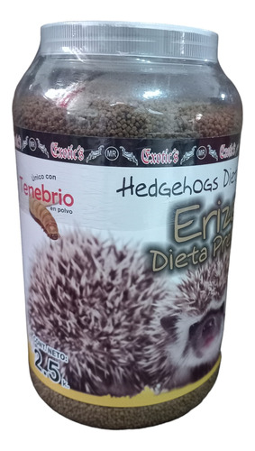 Alimento Erizos Dieta Premium Africano 2.5kg 