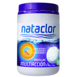 Pastillas De Cloro Triple Acción Cloro En Pastillas Nataclor 1 Kg Revestida Fibra Pintada Lona