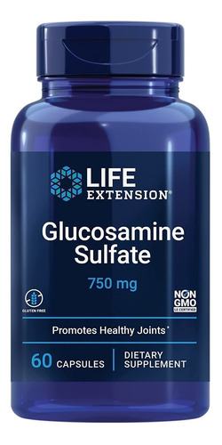 Life Extension I Glucosamine Sulfate I 750mg I 60 Capsules