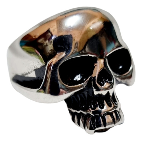 Anillo Acero Quirúrgico Keith Richard Calavera Rolling Stone