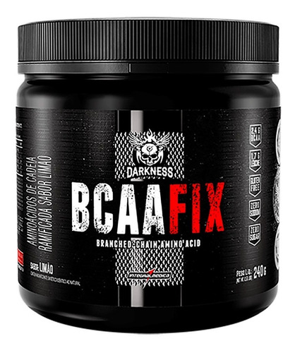 Bcaa Fix Powder 240g Darkness - Aminoácido - Integralmedica