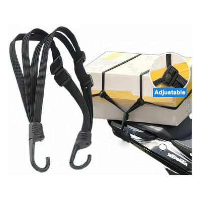 Cuerda Elástica para Moto 90cm Ajustable con Ganchos de Acero Reforzado Multiusos para Sujetar Casco Equipaje y Carga Diseño Antideslizante Resistente y Alta Elasticidad Color Negro | MercadoLibre
