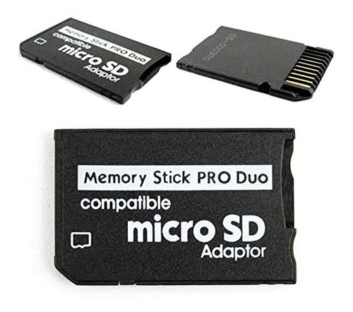 Adaptador Microsd A Memory Stick Pro Duo P/psp O Camaras-2pz