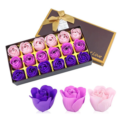 Un Conjunto De Rosas Simuladas En Degradado Morado (de Regal Purple | Envío gratis